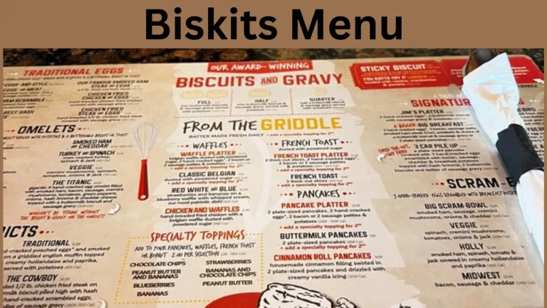Biskits Menu