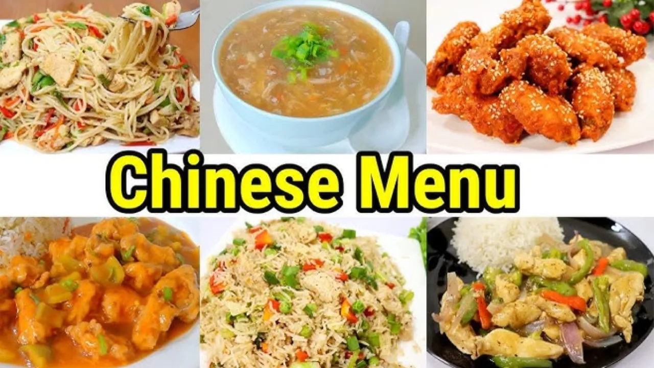 Chinese Menu