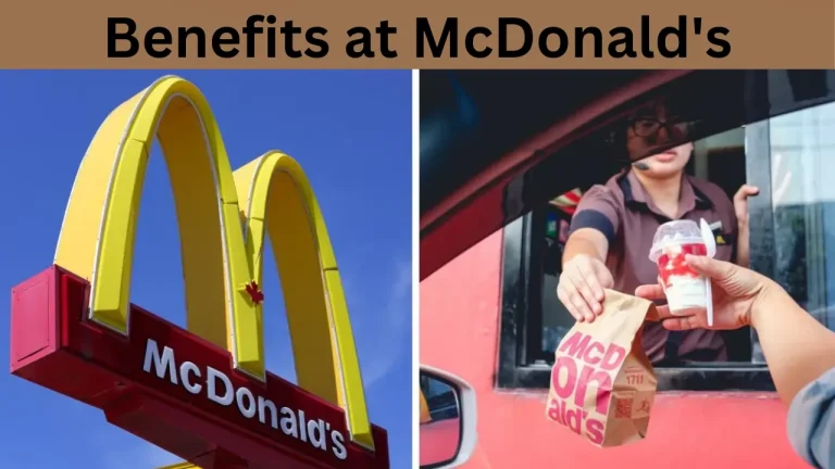 Benefits at McDonald's