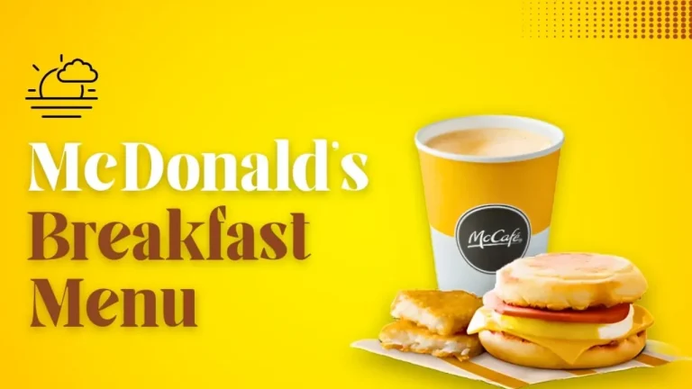 Cost of McDonald's Breakfast Menu