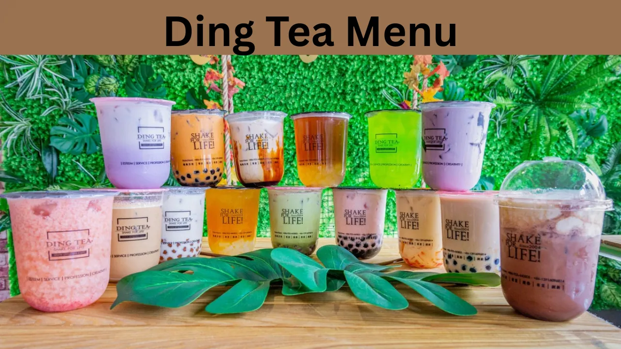 Ding Tea Menu
