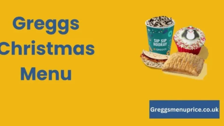 Greggs Christmas Menu