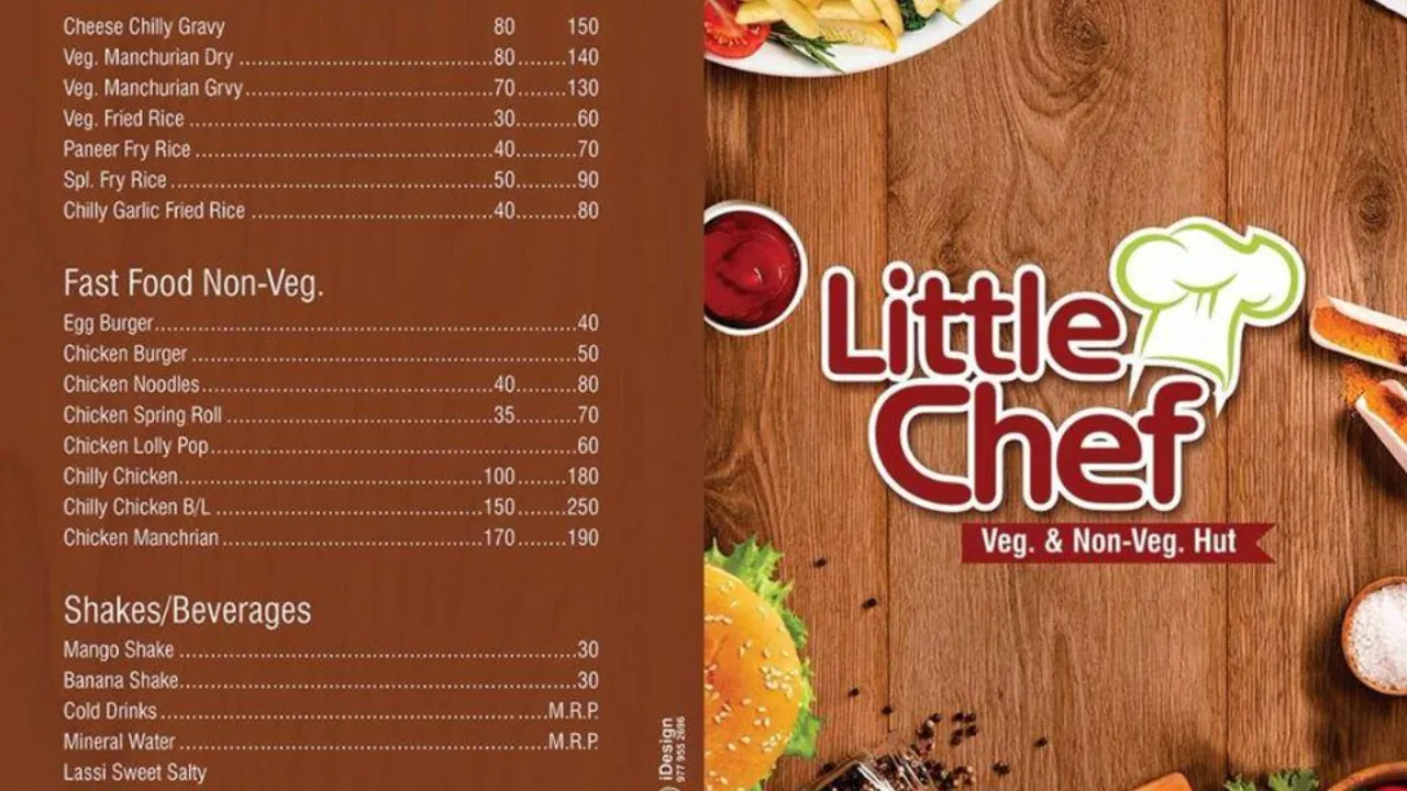 Little Chef Menu