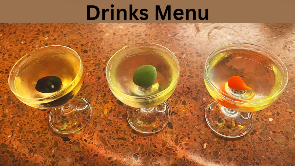 Drinks Menu