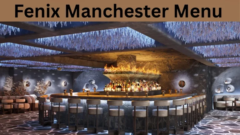 Fenix Manchester Menu
