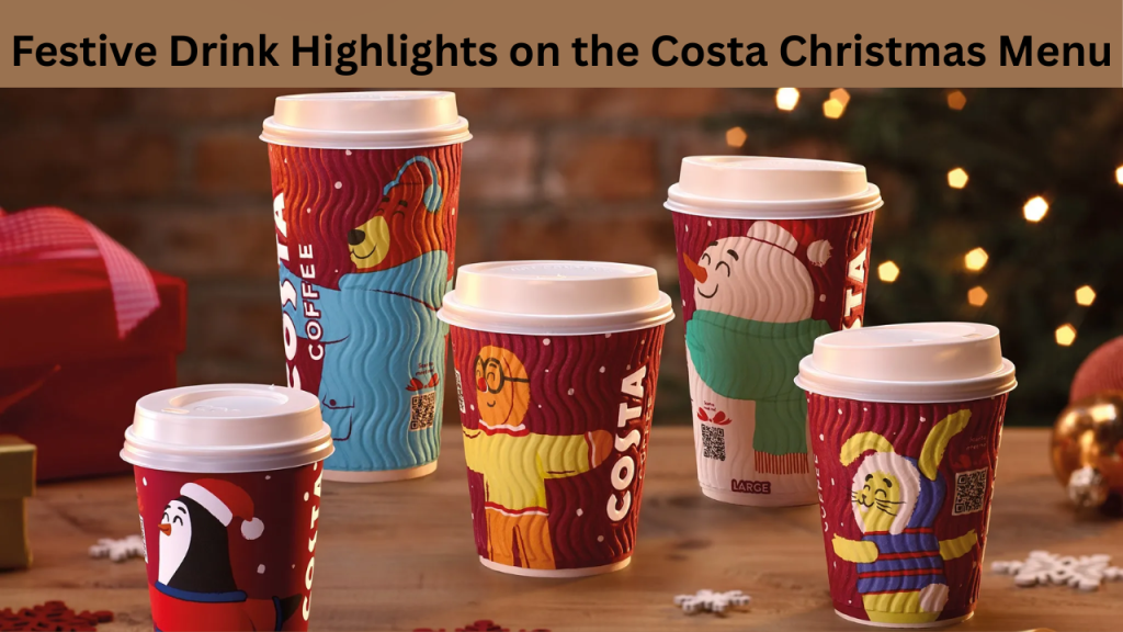 Festive Drink Highlights on the Costa Christmas Menu