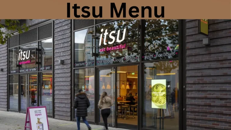 Itsu Menu