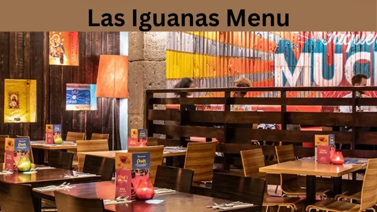 Las Iguanas Menu