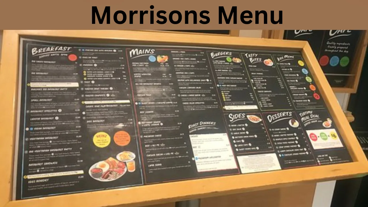 Morrisons Menu