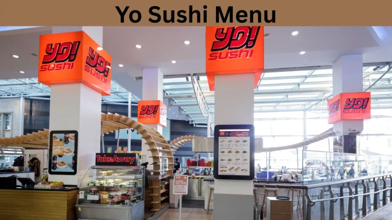 Yo Sushi Menu