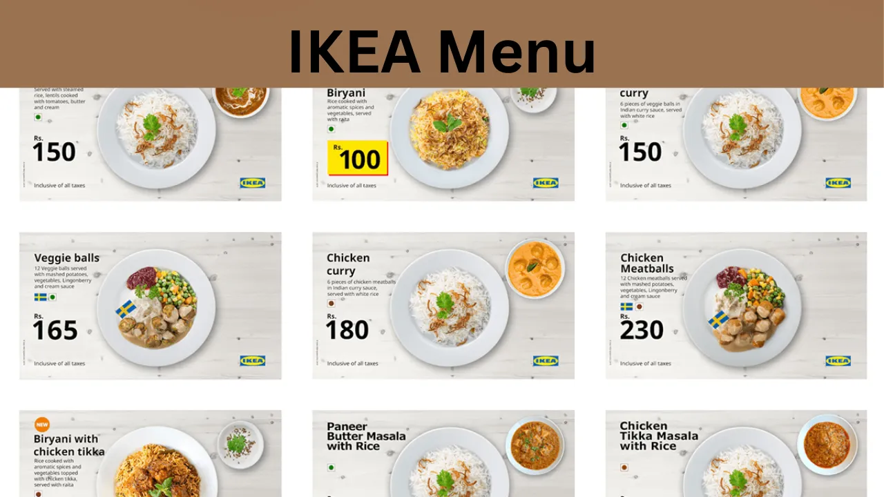 IKEA Menu