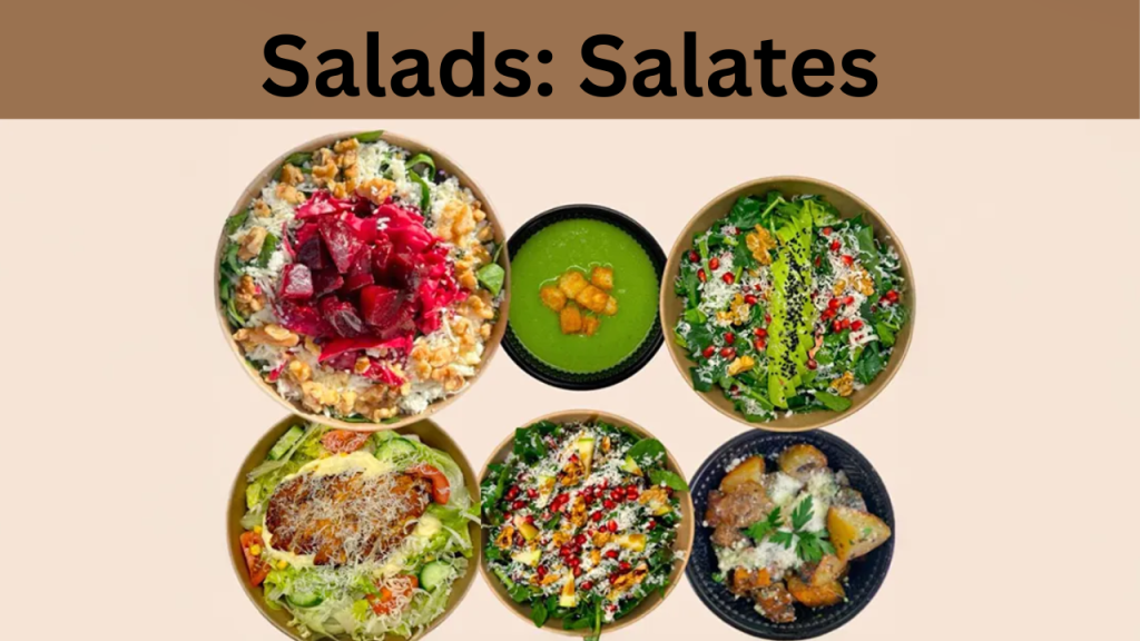Salads: Salates
