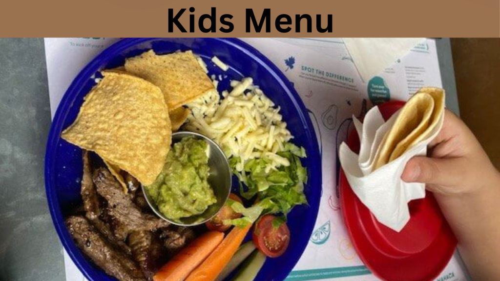 Kids Menu