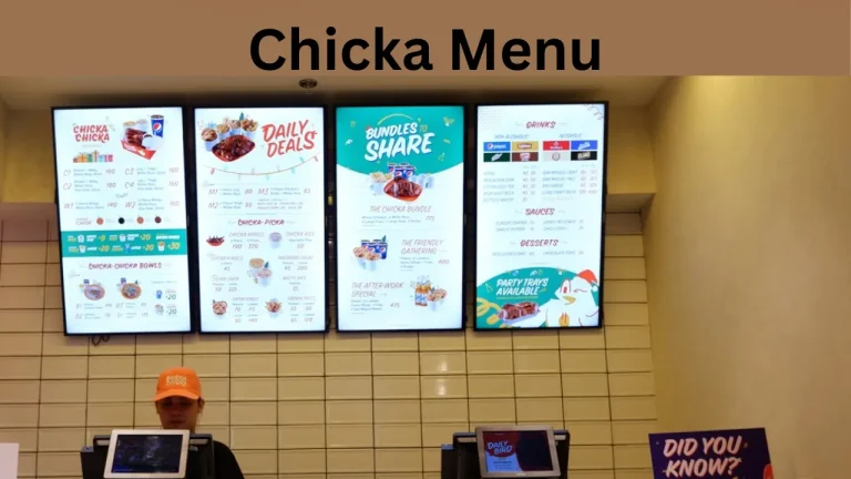 Chicka Menu