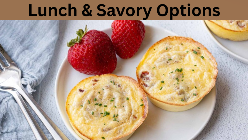 Lunch & Savory Options