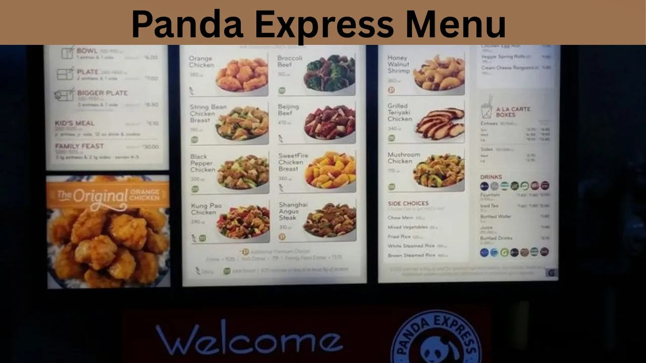 Panda Express Menu