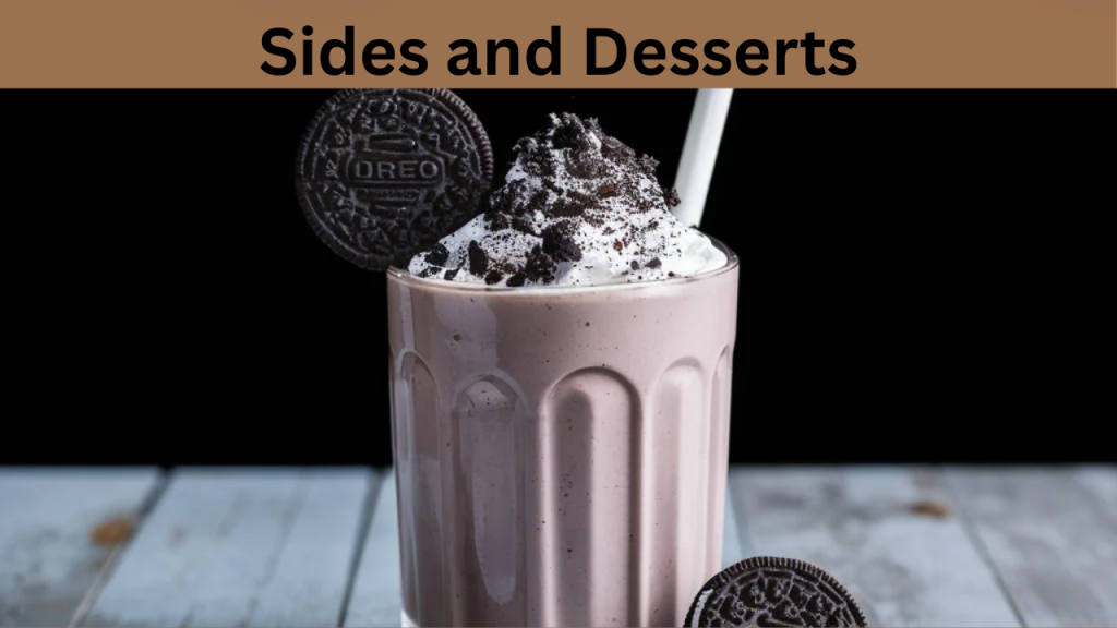 Sides and Desserts