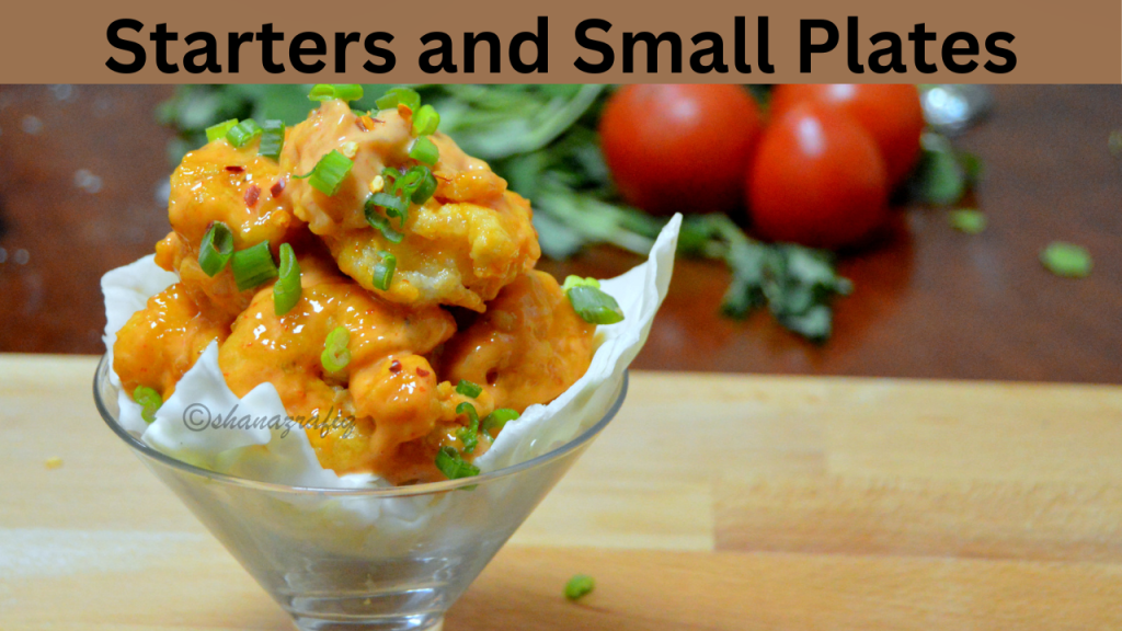 Starters and Small Plates