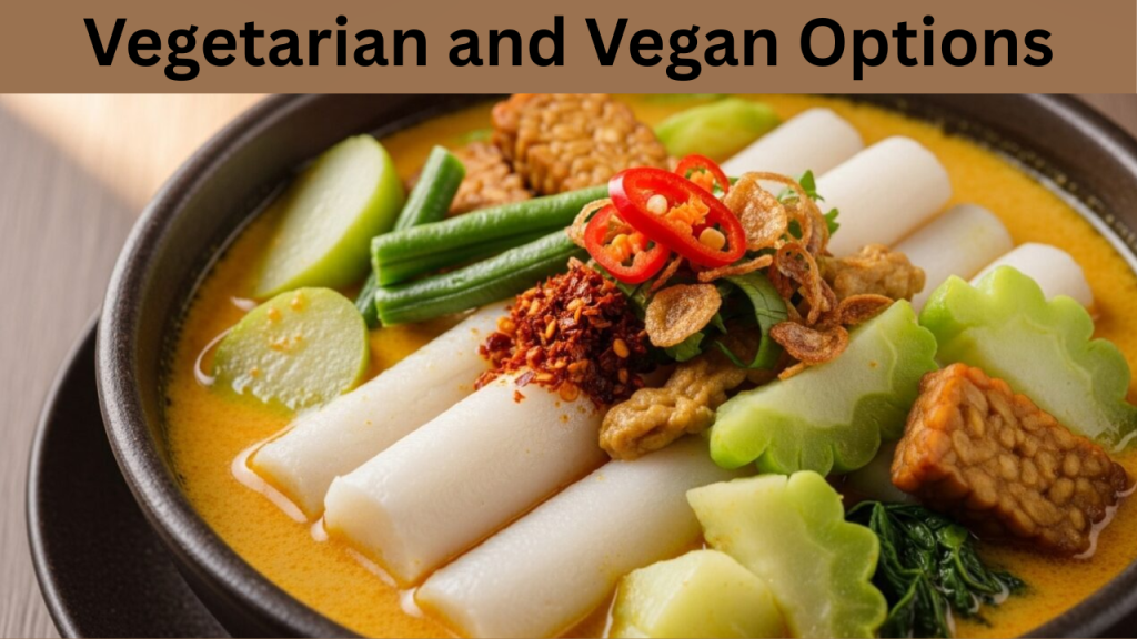 Vegetarian and Vegan Options