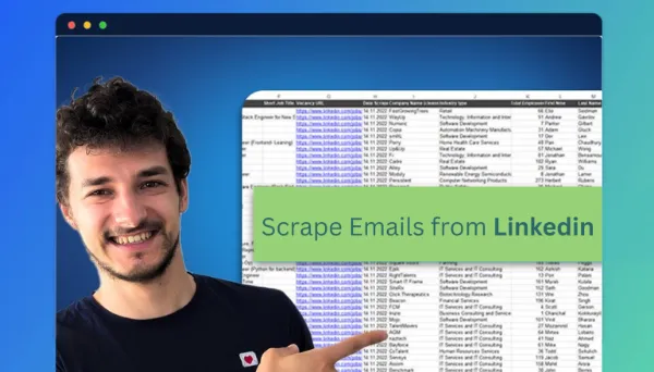 How to Scrape Emails from LinkedIn Scraper