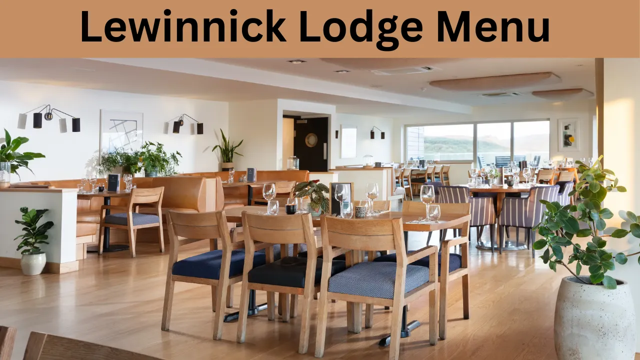 Lewinnick Lodge Menu