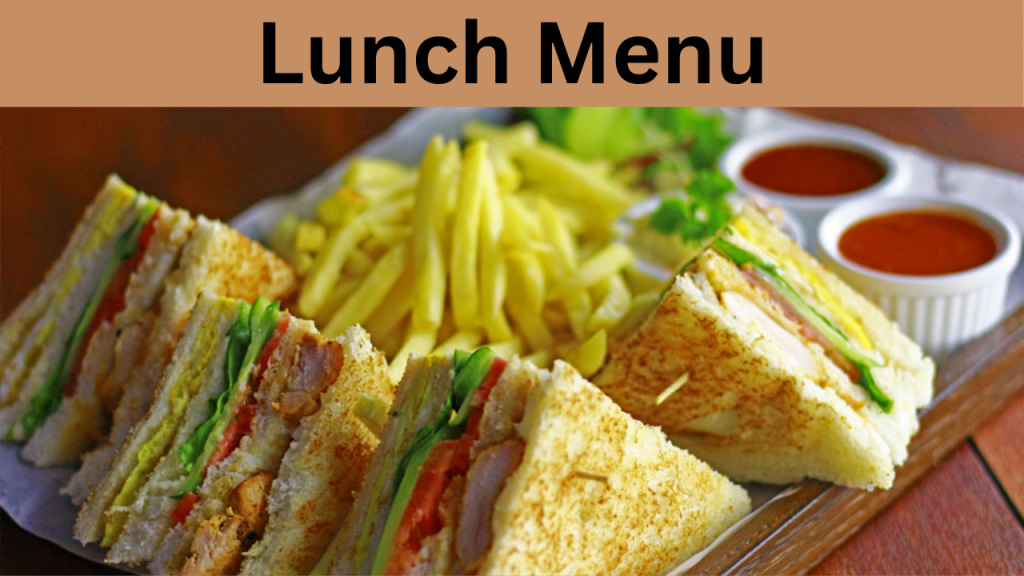 Lunch Menu