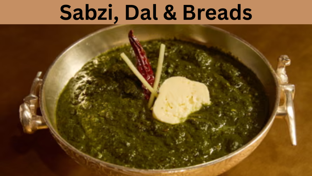 Sabzi, Dal & Breads