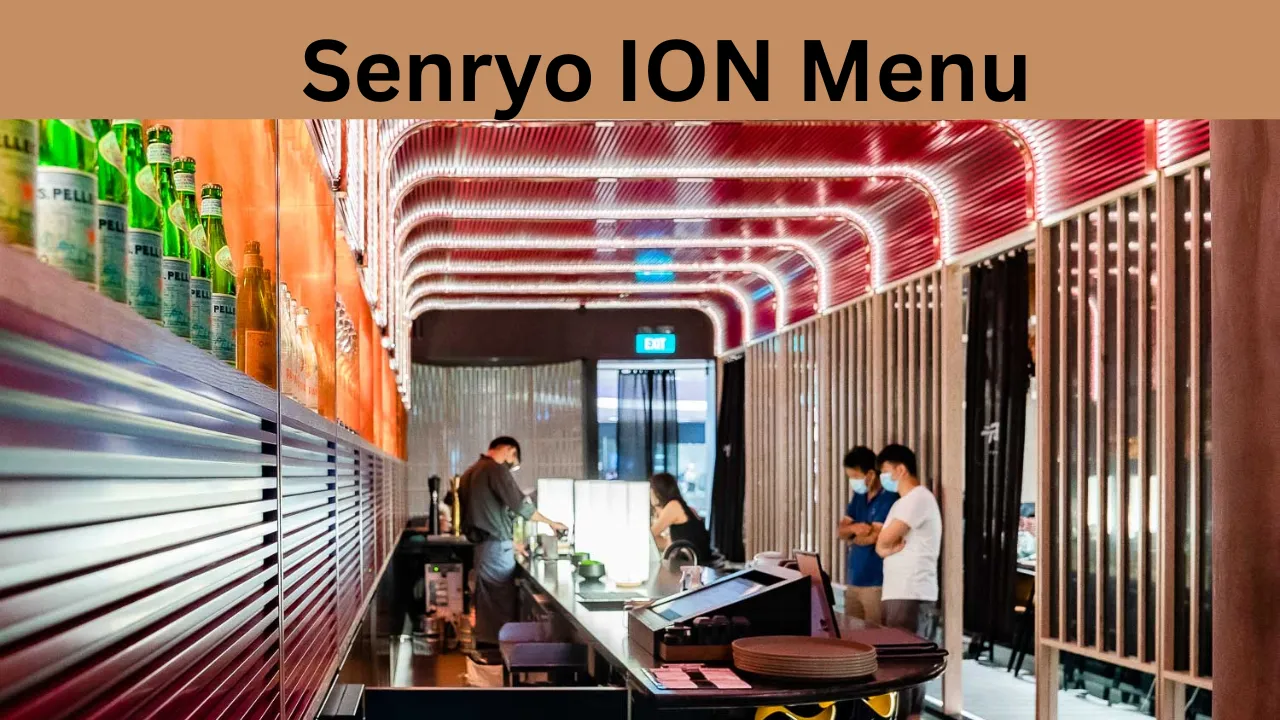 Senryo ION Menu