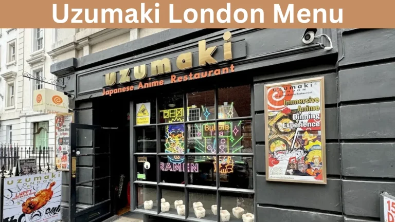 Uzumaki London Menu