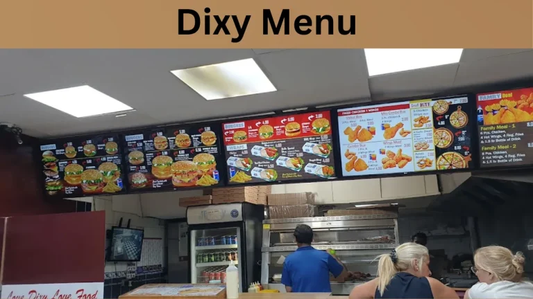 Dixy Menu