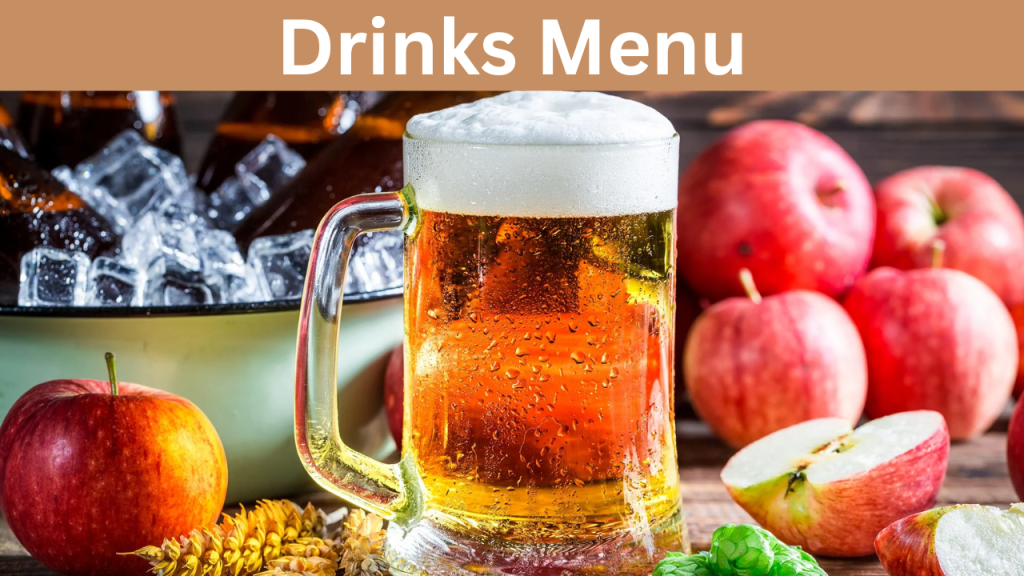 Drinks Menu