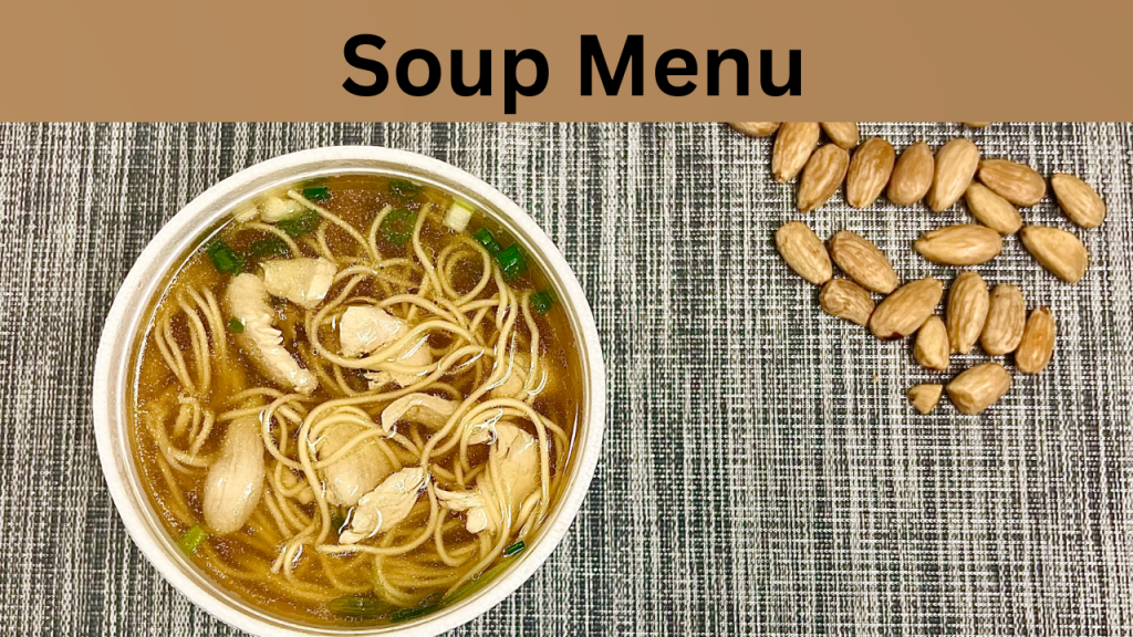 Soup Menu