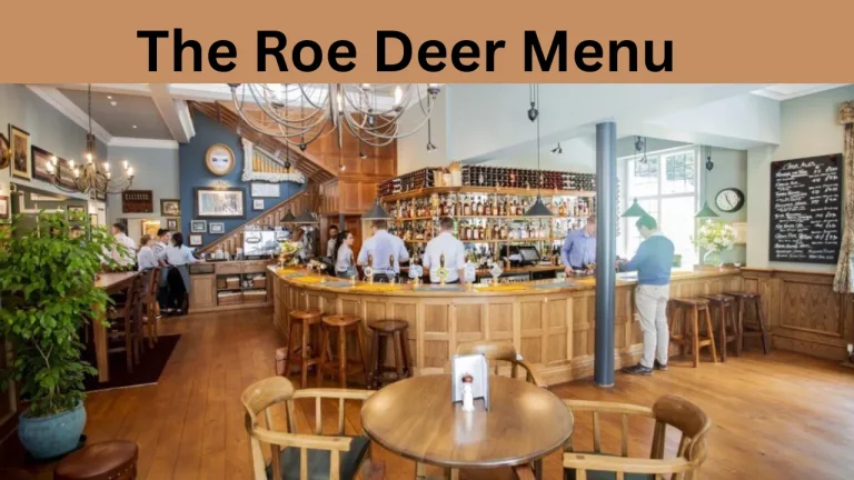 The Roe Deer Menu