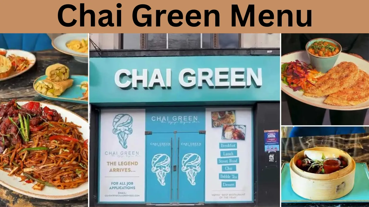 Chai Green Menu