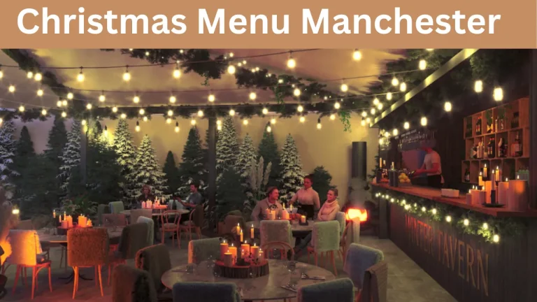 Christmas Menu Manchester
