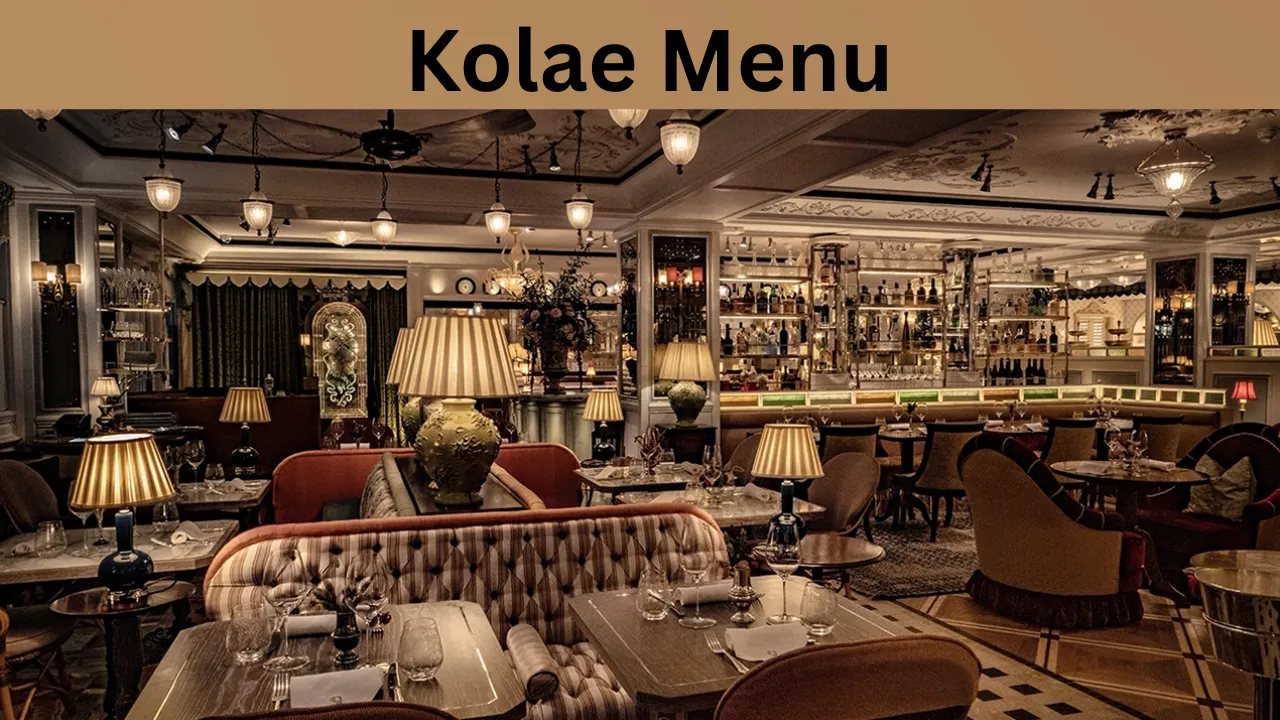 Kolae Menu