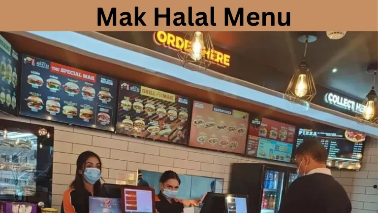 Mak Halal Menu