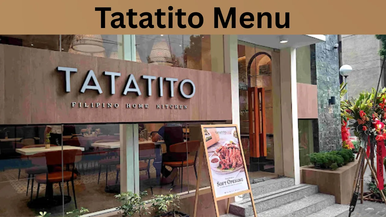 Tatatito Menu